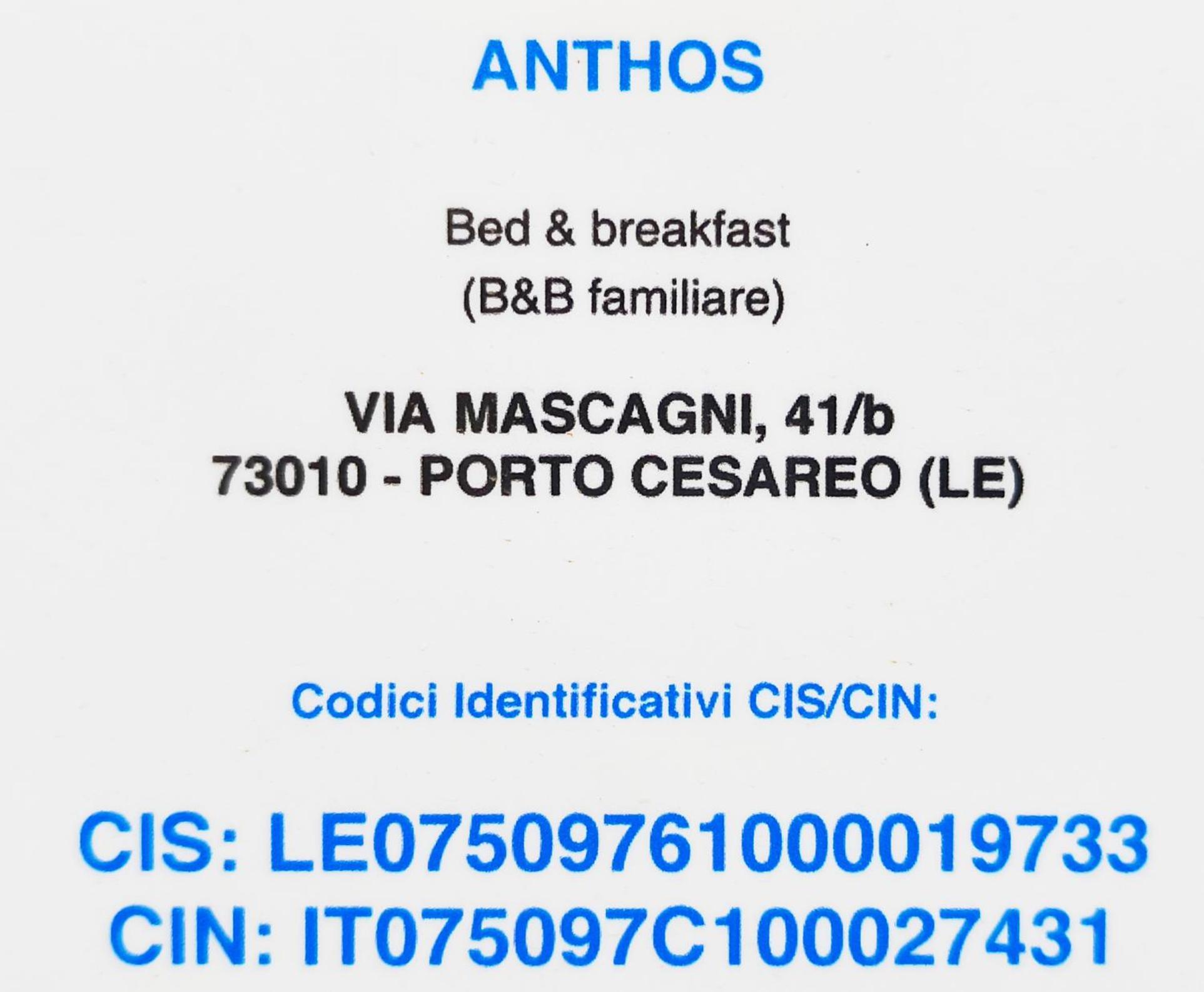 Bed Anthos Porto Cesareo Bed & Breakfast Luaran gambar
